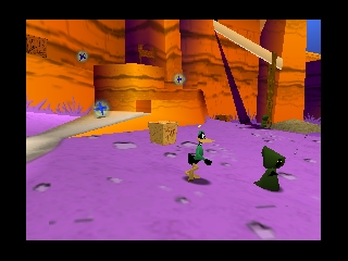 Daffy Duck Starring as Duck Dodgers (Europe) (En,Fr,De,Es,It,Nl) In game screenshot